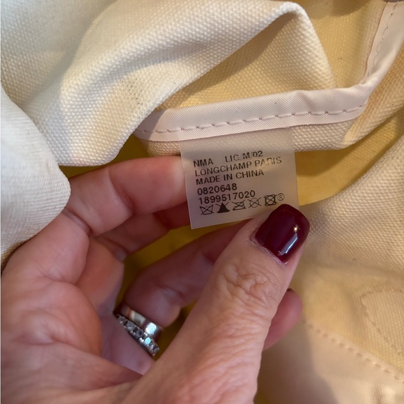 ✨LONGCHAMP Le Pliage Darshan Yellow Large Tote - Picture 6 of 16